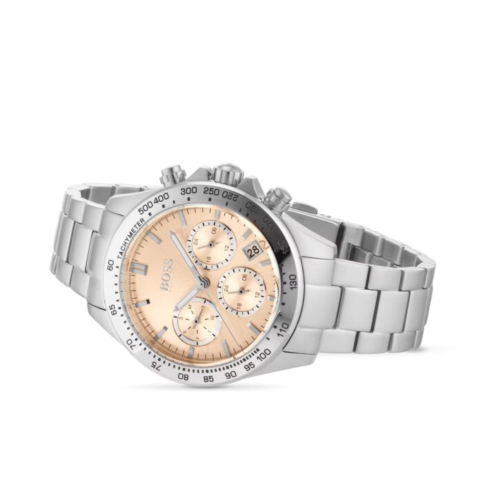 Novia Stainless Steel Watch with Champagne Dial - 1502615 - Image 4